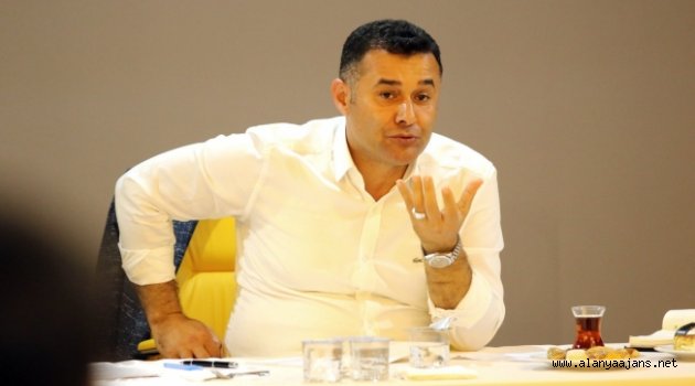 Başkan Yücel ile hizmetler masaya yatırıldı