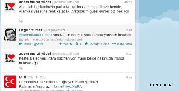 BAŞKAN YÜCEL KATILIMLARDAN DOLAYI UMUTLU