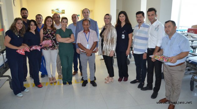 Bayramda sağlıkçılar bir araya geldi