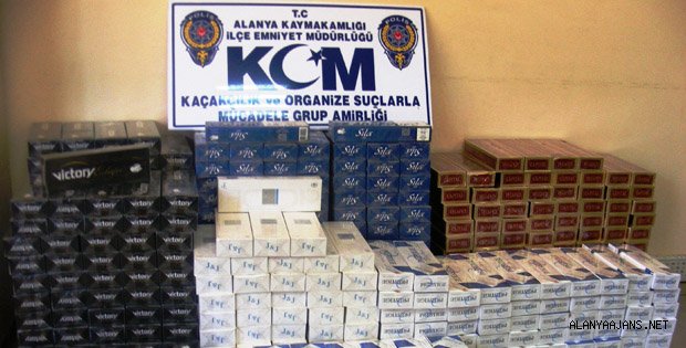 BİN 100 PAKET GÜMRÜK KAÇAĞI SİGARA YAKALANDI