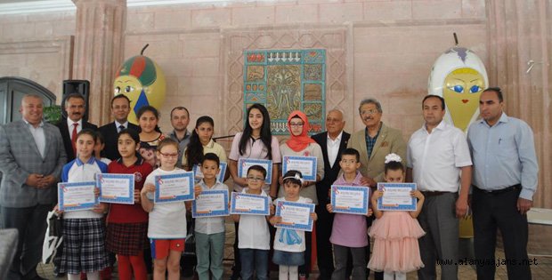 BİR ALANYAMIZ VAR” YARIŞMASINDA DERECEYE GİREN ÖĞRENCİLER ÖDÜLLERİNİ ALDI