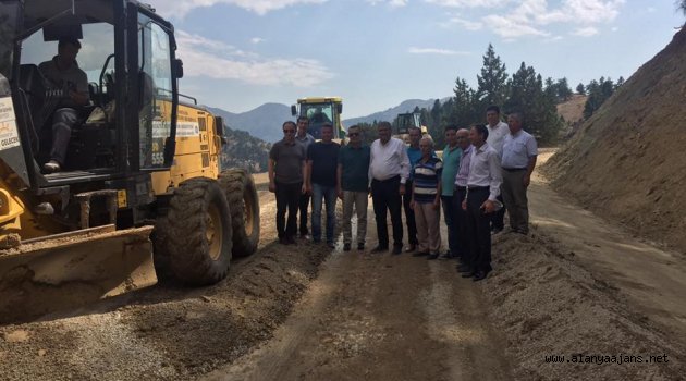 Büyükşehir yayla yollarını inceledi