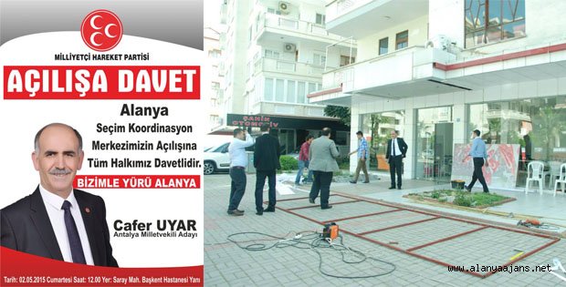 CAFER HOCA SEÇİM OFİSİ AÇIYOR