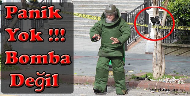 CAMİ ÖNÜNDE BOMBA PANİĞİ