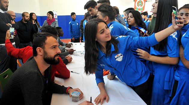 Çavuşoğlu Spor Lisesi'nde Alanyaspor coşkusu