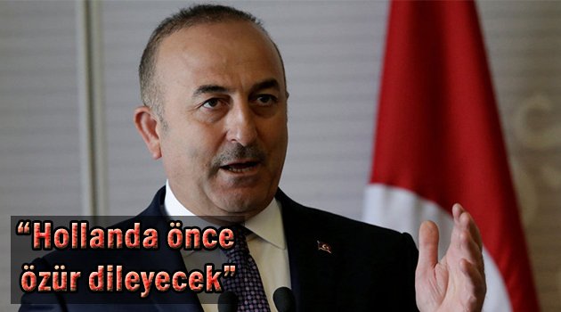 Çavuşoğlu'dan Hollanda'ya sert eleştiri