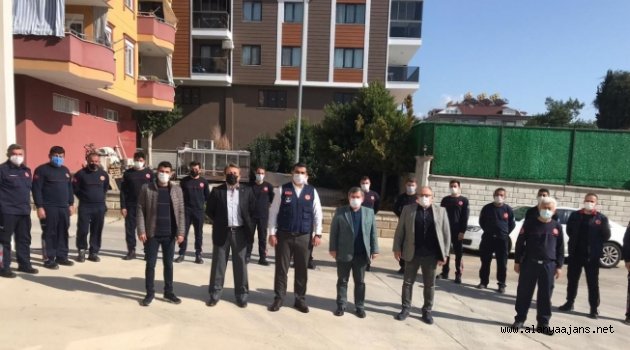 CHP Alanya'dan itfaiyeye hayırlı olsun ziyareti