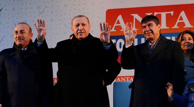 Cumhurbaşkanı Erdoğan'dan Antalya Mitingi