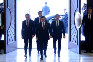 Davutoğlu'ndan, Çankaya Köşkü'nde bir ilk