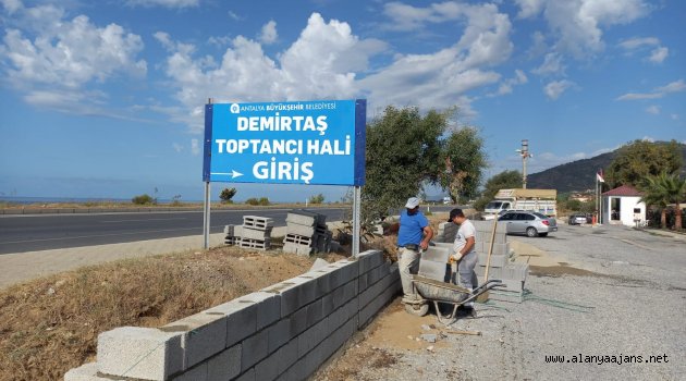 Demirtaş Hali’ne çevre düzenlemesi