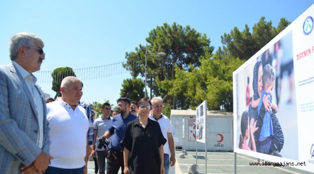 ‘Direnen Filistin’ sergisi Alanya’da açıldı