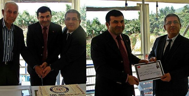 DİŞ HASTANESİNDE 100 BİNİNCİ HASTAYA PASTA