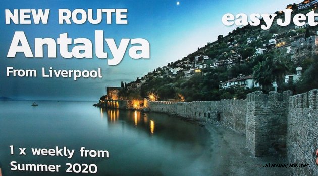 EasyJet'ten 'Alanya'lı tanıtım