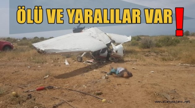 Eğitim uçuşu faciayla sonlandı!