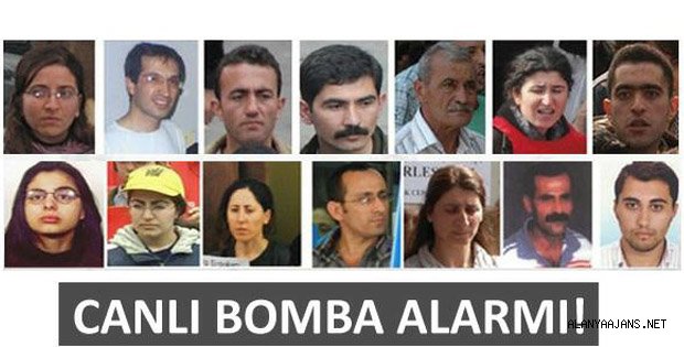EMNİYET 14 CANLI BOMBANIN PEŞİNDE