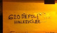 G-20 Karşıtı Slogan Yazıp, Paylaştılar