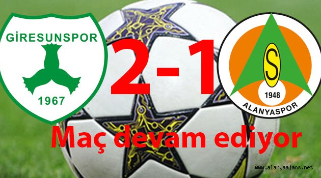 Gİresunspor 2- Alanyaspor 1