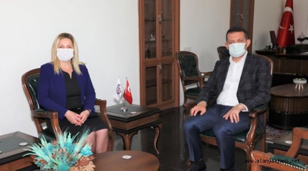Güler’den Kaymakam Ürkmezer’e ziyaret