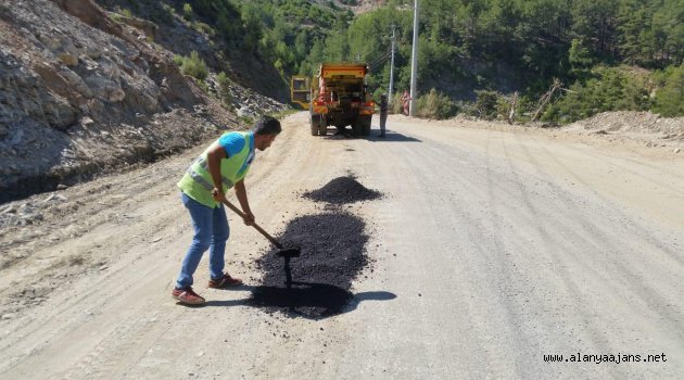 Gümüşkavak-Yalçı-Kuşyuvası yolubakıma alındı