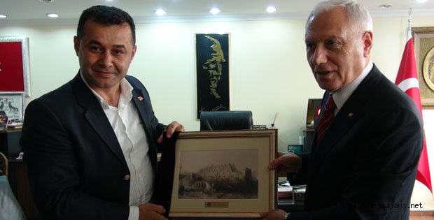 HABERAL BAŞKAN YÜCEL'İ ZİYARET ETTİ