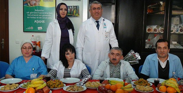 HASTANE ÖZEL ÇALIŞANLARINI UNUTMADI