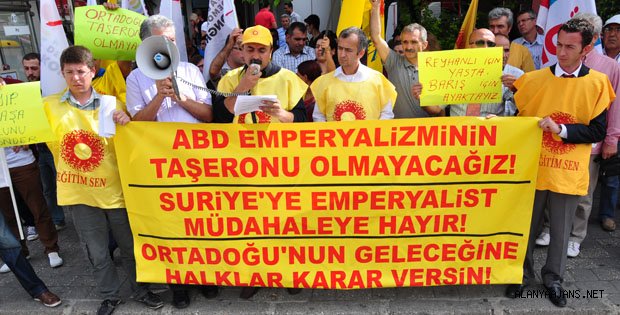 HÜKÜMETE REYHANLI PROTESTOSU