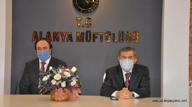 İl Müftüsü Artan'dan Alanya'ya veda ziyareti