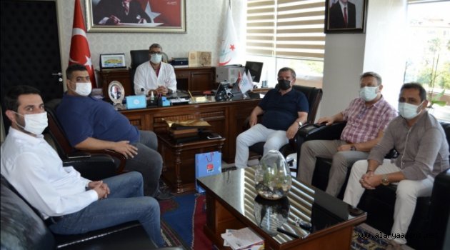 İlçe başkanlarından Lakadamyalı'ya ziyaret