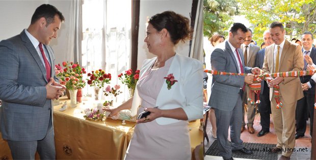 İPEK KOZASI SERGİSİ AÇILDI