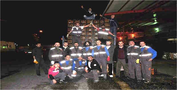 İYAK’dan Suriye’ye 30 ton gıda yardımı