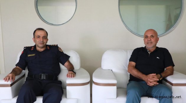 Jandarma Komutanı Alanyaspor'u ziyaret etti