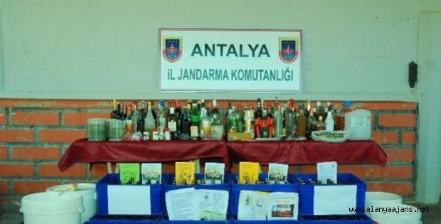 JANDARMA'DAN SAHTE İÇKİ OPERASYONU