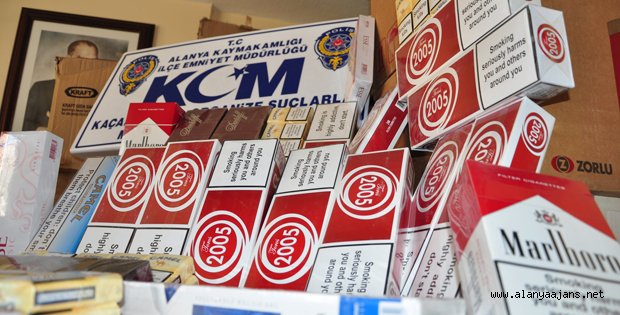 KAÇAK SİGARA ELE GEÇİRİLDİ