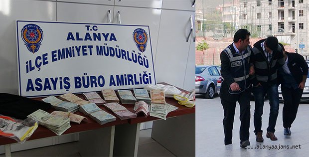 GASP SÜSÜ VEREREK 75 BİN LİRA ÇALDILAR