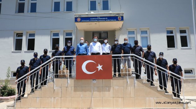 Kaymakam Ürkemzer'den Jandarma Karakoluna ziyaret