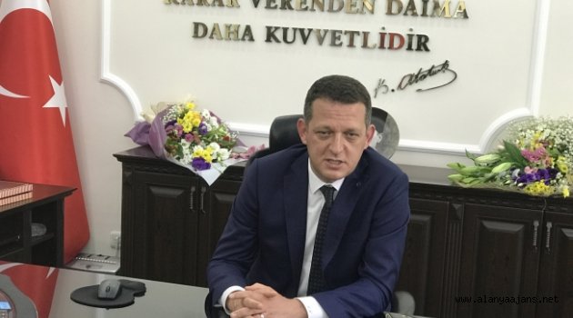 Kaymakam Ürkmezer Alanya’da göreve başladı