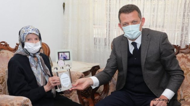 Kaymakam Ürkmezer'den hayırsever Alaettinoğlu'na ziyaret