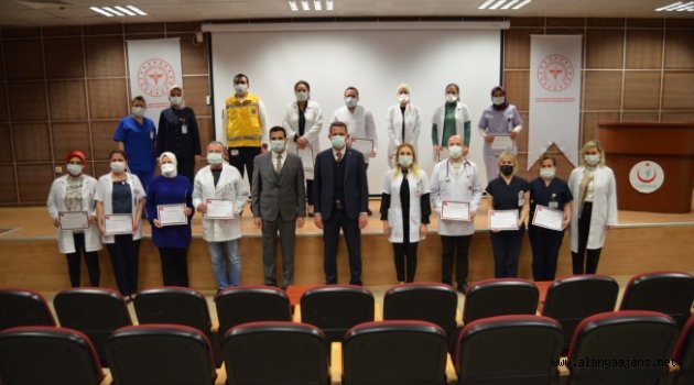 Kaymakam Ürkmezer'den sağlık çalışanlarına teşekkür