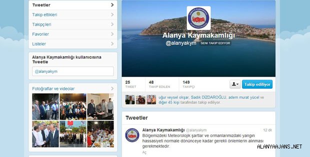 KAYMAKAMLIK SOSYAL MEDYADAN UYARDI