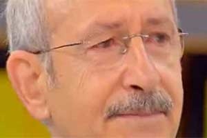 Kemal Kılıçdaroğlu canlı yayında ağladı