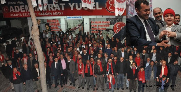 KESTEL BAŞKANINA SAHİP ÇIKTI