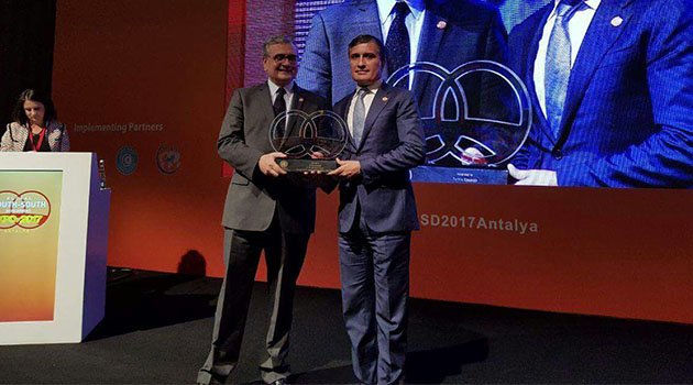 Kocaman'a "Küresel İşbirliği Ödülü"