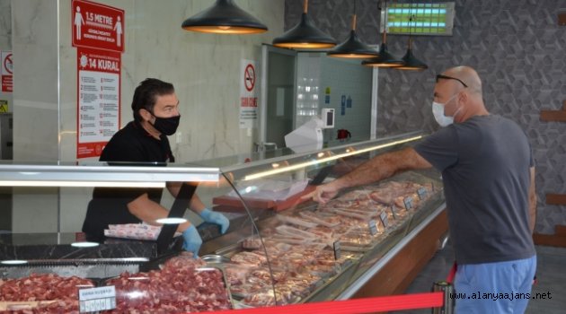 KORKOOP ürünleri Alanya Halk Et’te
