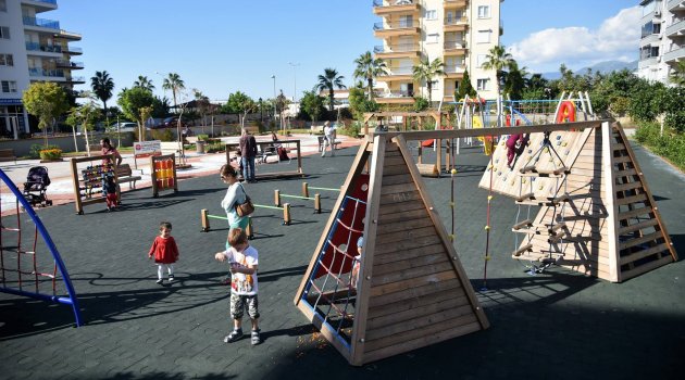 Mahmutlar halkı bu parkı çok sevdi