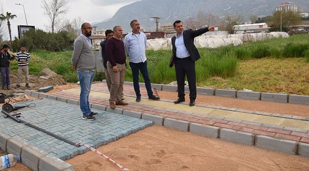 Mahmutlar’ın Prestij Caddesi Şekilleniyor