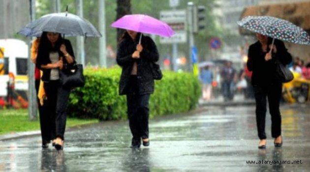 METEOROLOJİDEN KUVVETLİ YAĞIŞ VE FIRTINA UYARISI