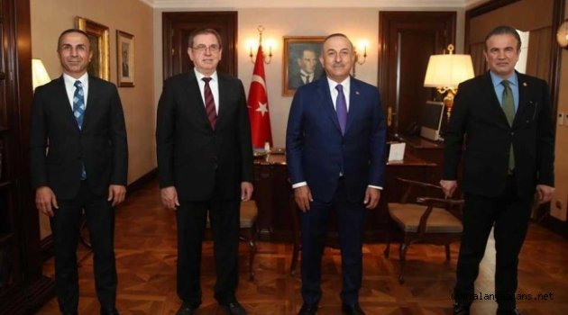 MHP’li Yıldız, Bakan Çavuşoğlu ile buluştu
