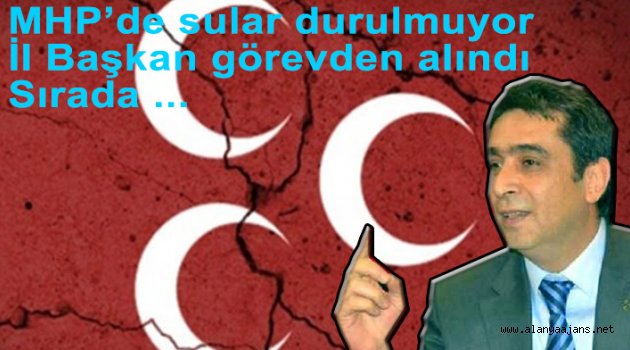 MHP teşkilatı görevden alındı
