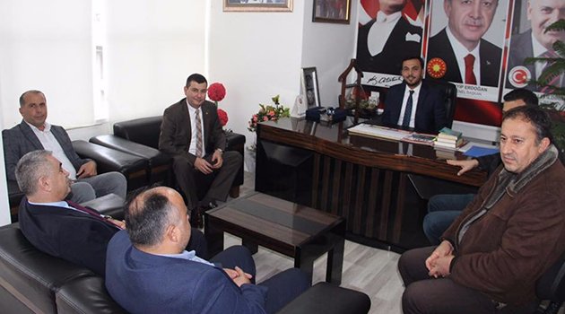 MHP'den Mustafa Toklu'ya ziyaret