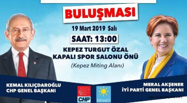Millet İttifakın'dan Ortak Antalya Mitingi
